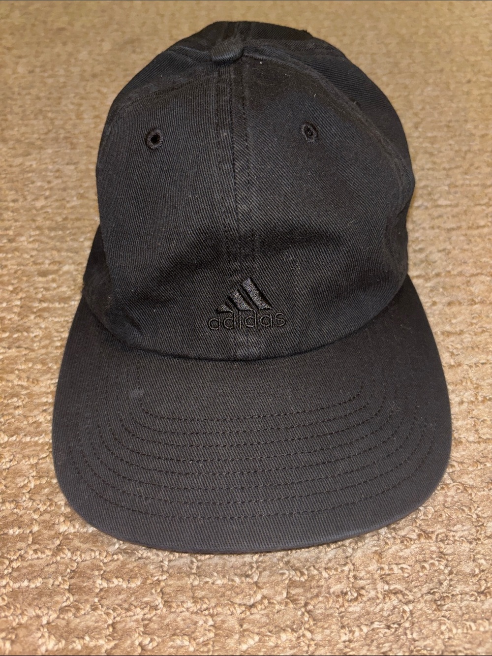 Adidas Black Strapback Hat